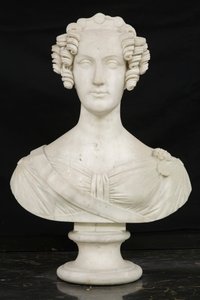 Busto della giovane principessa Maria Luisa Carlotta di Lucca